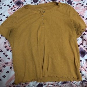 Mustard Yellow American Eagle Top